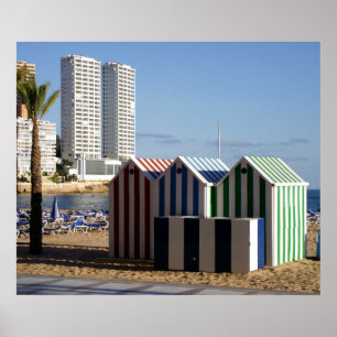 Benidorm, Playa de Levante Poster