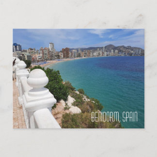 Benidorm Playa Levante Beach and Ocean Postcard