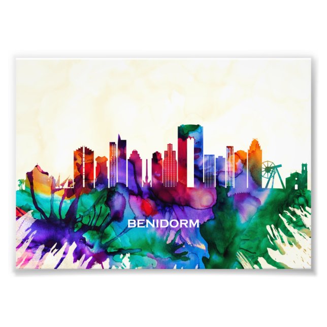 Benidorm Skyline Photo Print (Front)