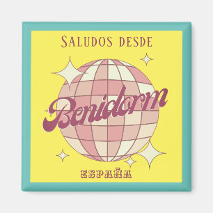 Benidorm Spain espana holiday colorful Magnet