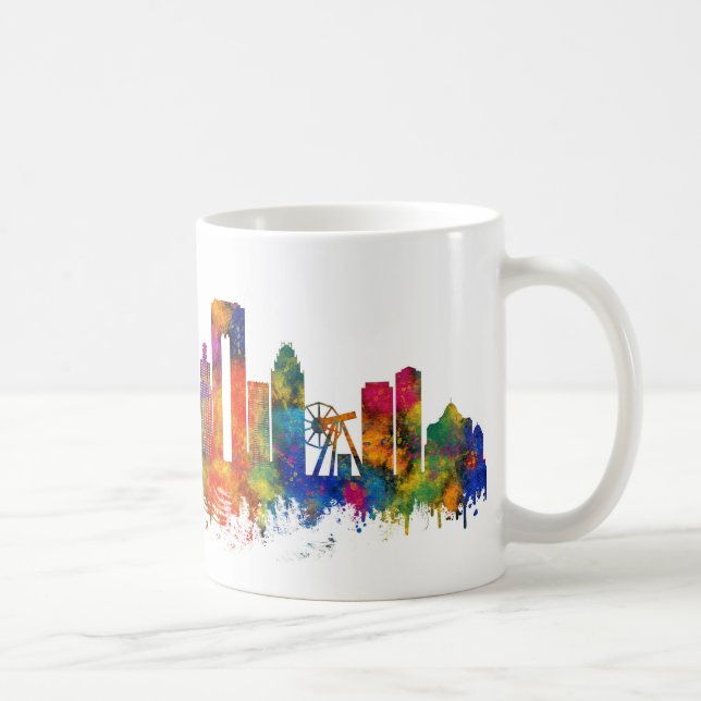 Benidorm Spain Skyline Coffee Mug (Right)