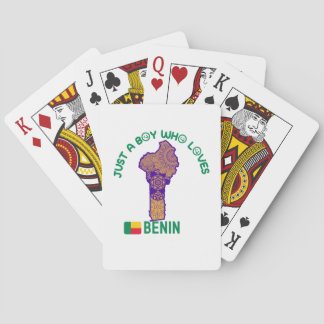 Benin African country Poker Cards