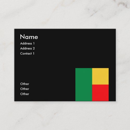 Benin Business Cards
