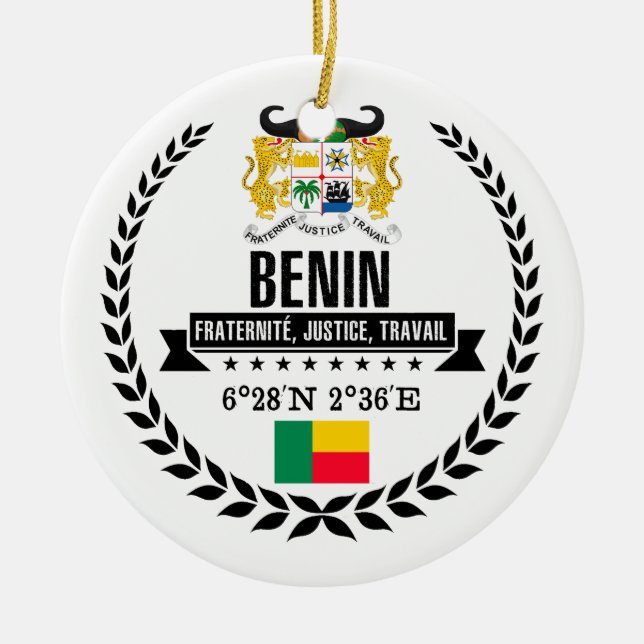 Benin Ceramic Ornament (Front)