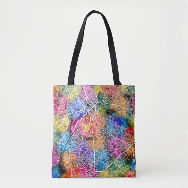Benin City Nigeria City Map Tote Bag (Front)