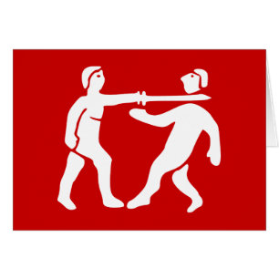 Benin Empire Flag / Emblem Card