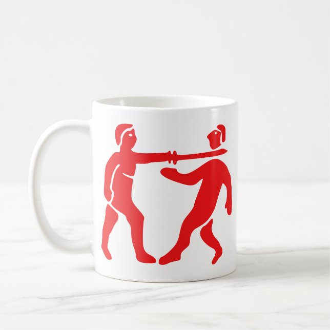Benin Empire Flag / Emblem Coffee Mug (Left)