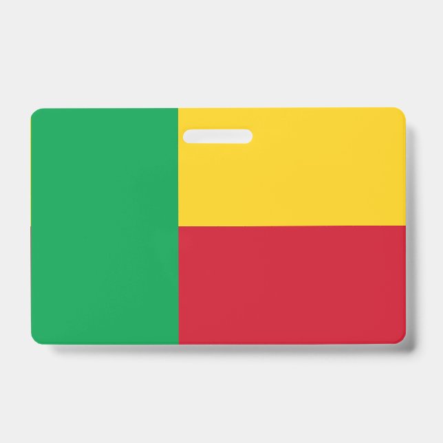 Benin flag badge (Front)
