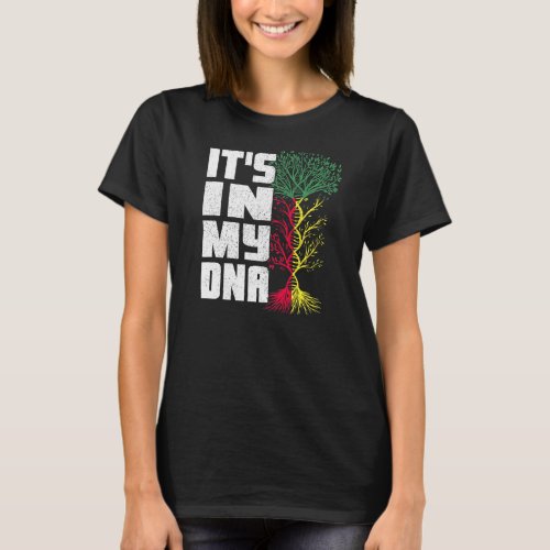 Benin Flag Beninese African Roots Its In My Dna P T_Shirt