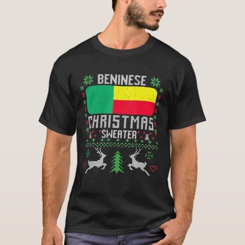 Benin Flag Beninese Christmas Sweater