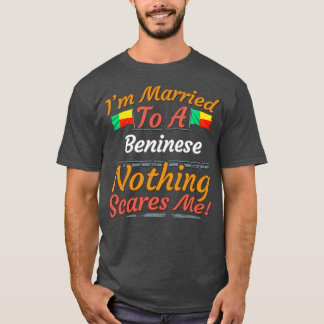 Benin Flag Butterfly Gift for Beninese From Benin T-Shirt