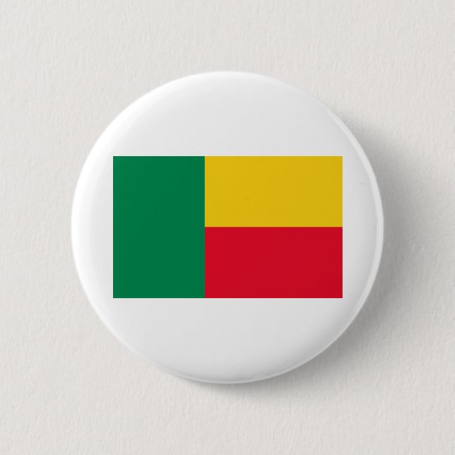 Benin Flag Button (Front)