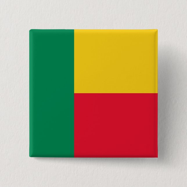 Benin Flag Button (Front)