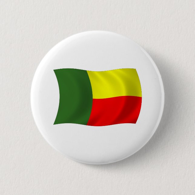 Benin Flag Button (Front)