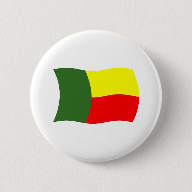 Benin Flag Button (Front)