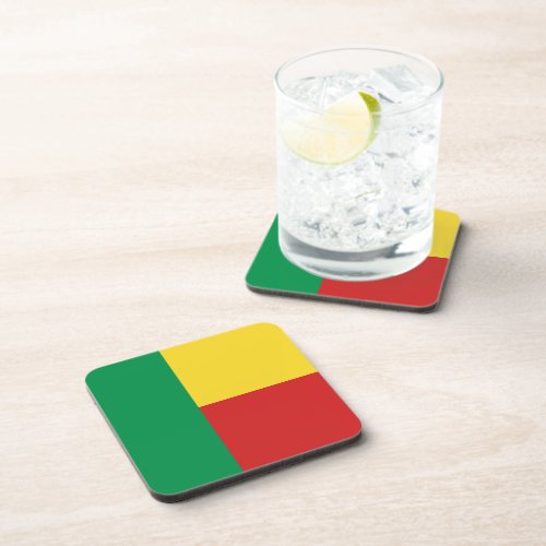 Benin Flag Coaster