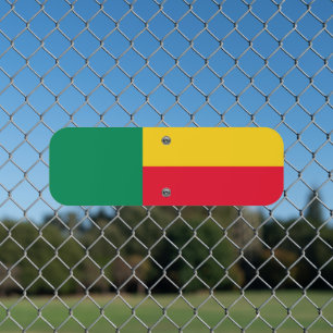 Benin flag Metal Parking Sign