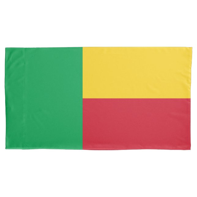 Benin flag pillow case (Front)