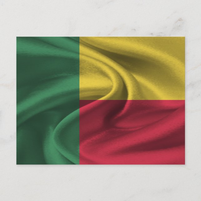 Benin Flag Postcard (Front)