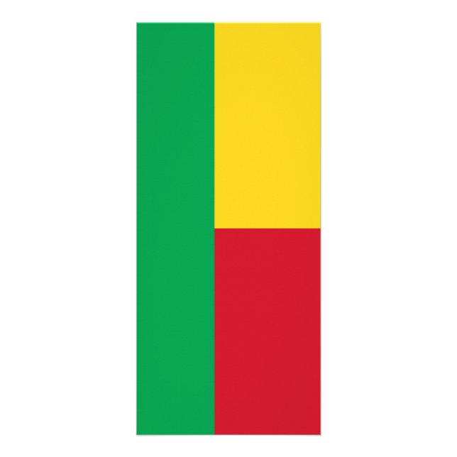 Benin flag rack card (Front)