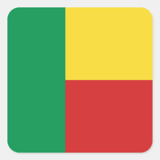 Benin Flag Sticker