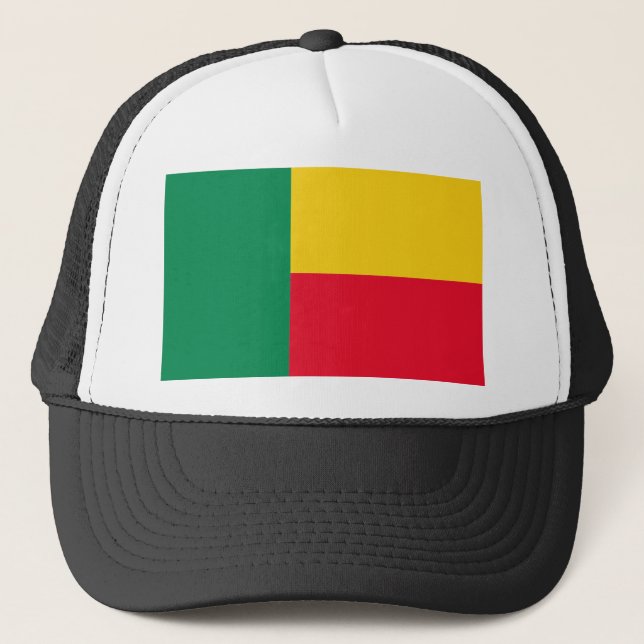 Benin Flag Trucker Hat (Front)