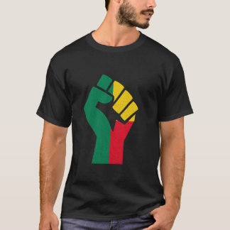Benin Handfist Beninese Pride Beninese Flag Benine T-Shirt