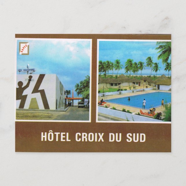 Benin, Hotel de l Sud, Cotonou, Postcard (Front)