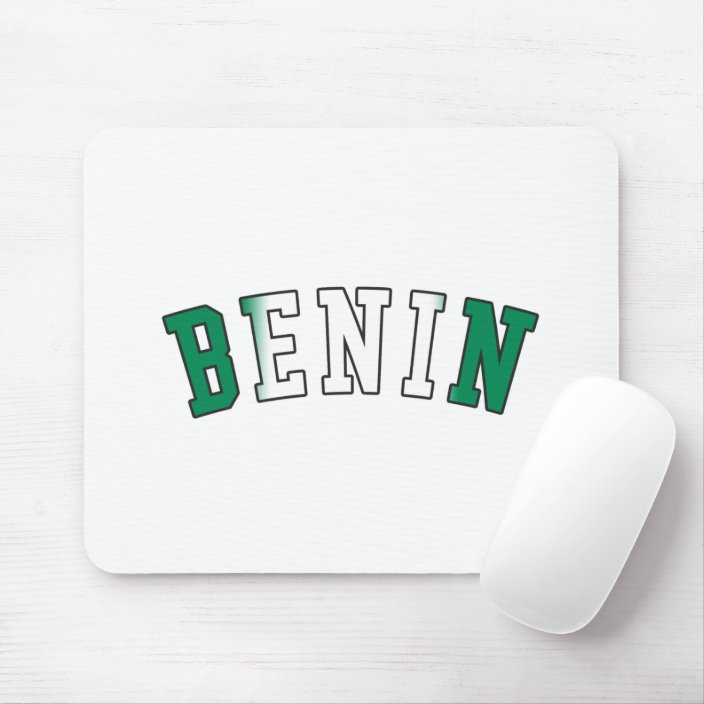 Benin in Nigeria National Flag Colors Mouse Pad