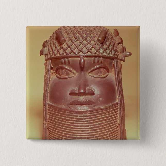 Benin mask button (Front)