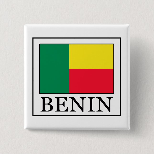 Benin Pinback Button (Front)