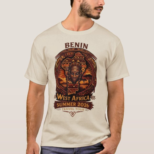Benin Study Tour Summer 2026 T-Shirt (Front)