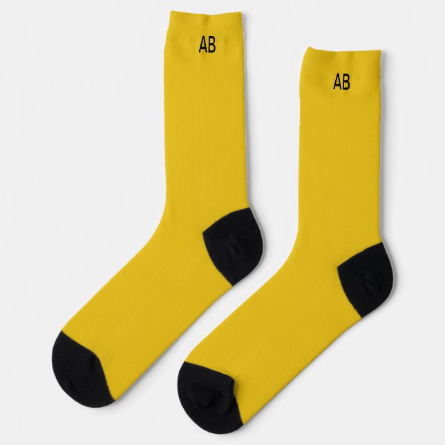 Benin Yellow Socks (Left)