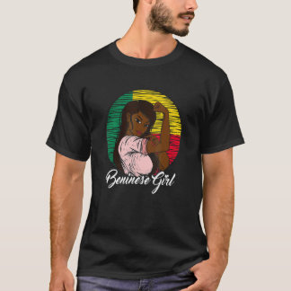 Beninese Flag Benin Beninese Girl T-Shirt