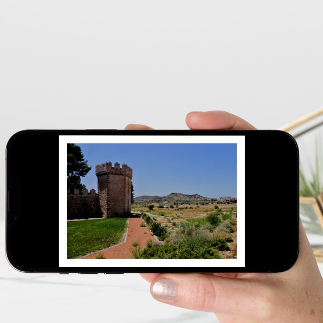 Benisanó Castle, Valencia, Spain, Spanish Card (Front Digital)