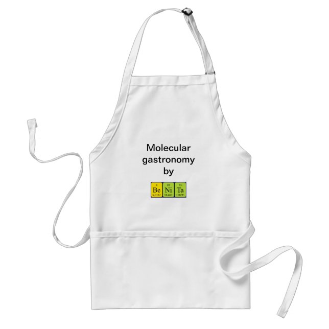 Benita periodic table name apron (Front)
