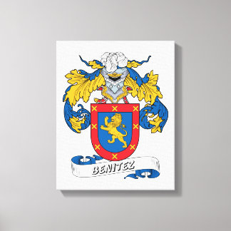 Benitez Family Crest Canvas Print