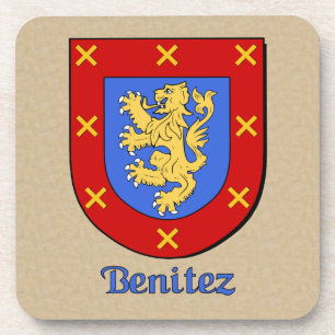 Benitez Family Shield Coaster