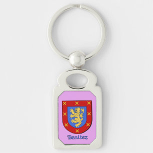 Benitez Historical Shield Keychain