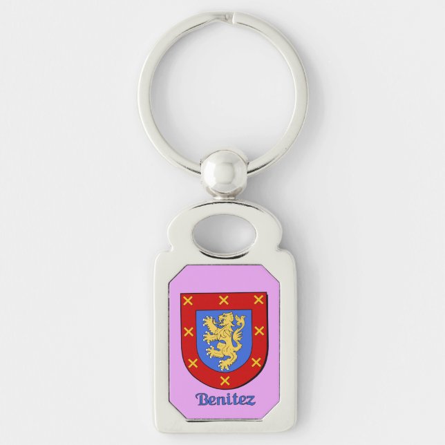 Benitez Historical Shield Keychain (Front)