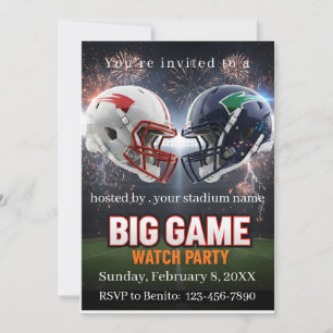  Benito bowl - football Invitation