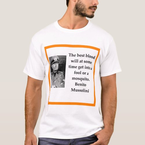Benito Mussolini T_Shirt