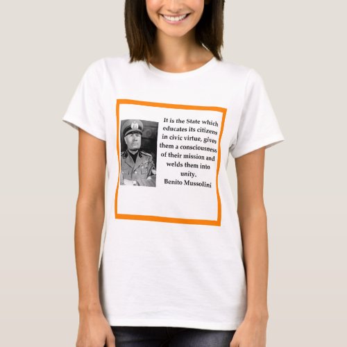 Benito Mussolini T_Shirt