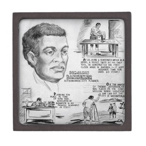 Benjamin Banneker Black American Scientist Gift Box