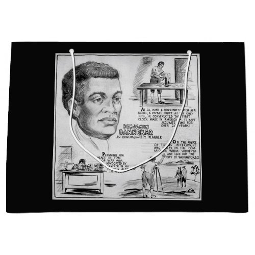 Benjamin Banneker Black American Scientist Large Gift Bag