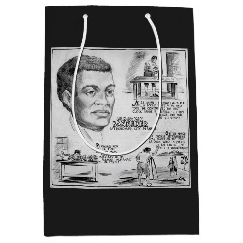 Benjamin Banneker Black American Scientist Medium Gift Bag