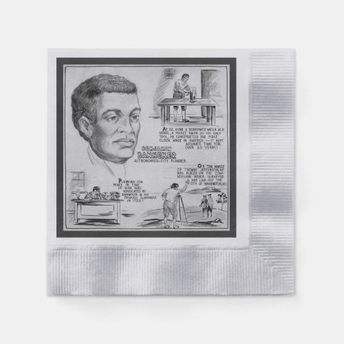 Benjamin Banneker Black American Scientist Napkins