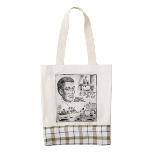 Benjamin Banneker Black American Scientist Zazzle HEART Tote Bag