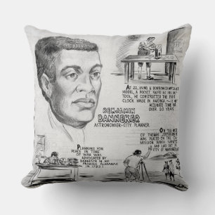 Benjamin Banneker: Black Scientist & Revolutionary Throw Pillow