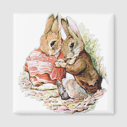 Benjamin Bunny and Peter Rabbit plan their raid Magnet